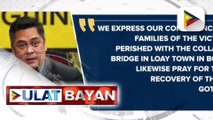 Palasyo, nagpaabot ng pakikiramay sa mga biktima ng pagguho ng Loay Bridge sa Bohol