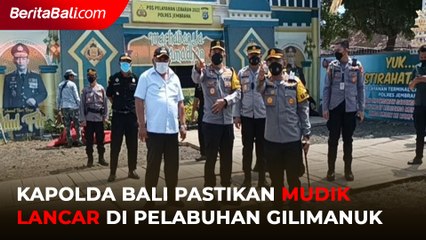 Kapolda Bali Pastikan Mudik Lancar di Pelabuhan Gilimanuk