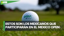 Diez mexicanos competirán en el torneo de México Open