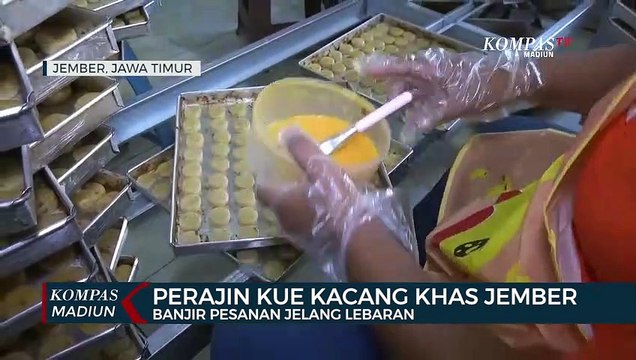 Perajin Kue Kacang Khas Jember Banjir Pesanan Jelang Lebaran