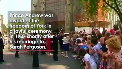 Prince Andrew Stripped of Freedom of City Honour By York Council