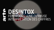 Féminicides : une curieuse interprétation des chiffres | Désintox | ARTE