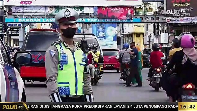 Live Pantauan Arus Mudik di Pos Pelayanan Ramayana, Polres Bandar Lampung Ramai Lancar