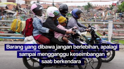 Mudik Pakai Motor Matic dengan Membawa Barang? Begini Caranya