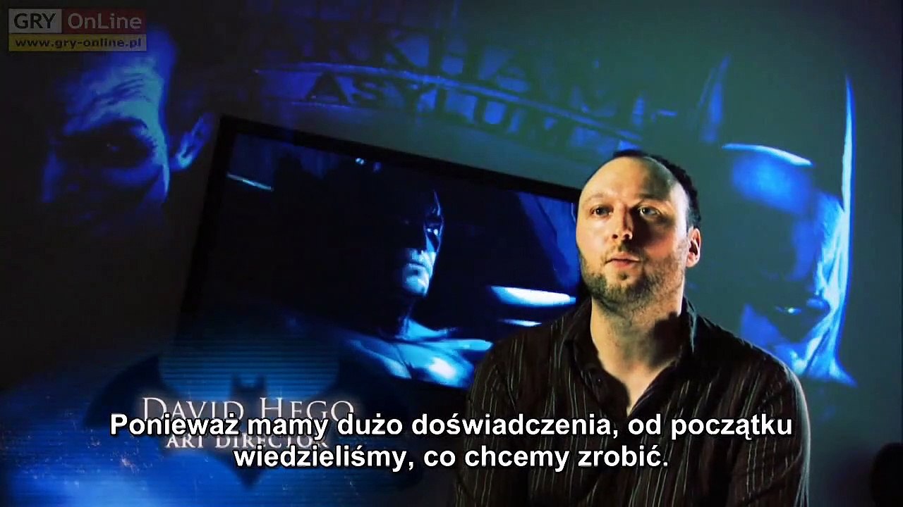 Batman: Arkham Asylum Video Documentary #3 - PL subtitles