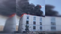 Bayrampaşa’da sanayi sitesinde yangın