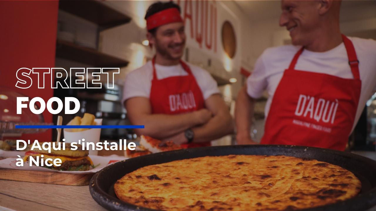 Burger de panisse, barbajuans au citron, socca… La street food D'Aqui s'installe à Nice