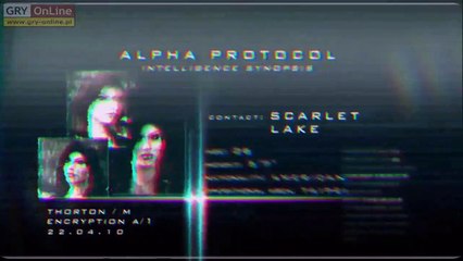 Alpha Protocol Scarlet Lake - PL subtitles
