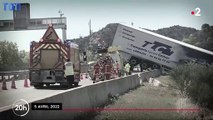 Les images spectaculaires d'accidents sur l'autoroute diffusé sur France 2