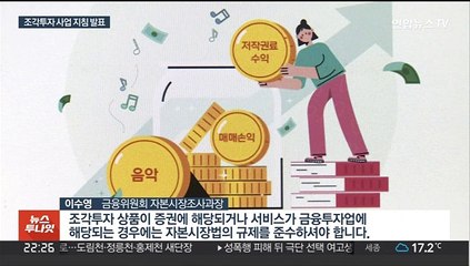 "증권신고서 내고 보호장치부터"…부실 조각투자 차단