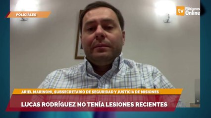 Lucas Rodríguez no tenía lesiones recientes