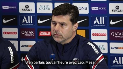 PSG - Pochettino raconte une discussion avec Messi sur la saison