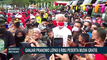 Download Video: Ganjar Pranowo Lepas 6.000 Peserta Mudik Gratis Warga Jawa Tengah di TMII, Jakarta