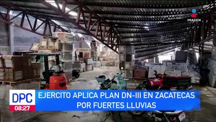 Ejército aplica Plan DN-III en Zacatecas por granizada atípica