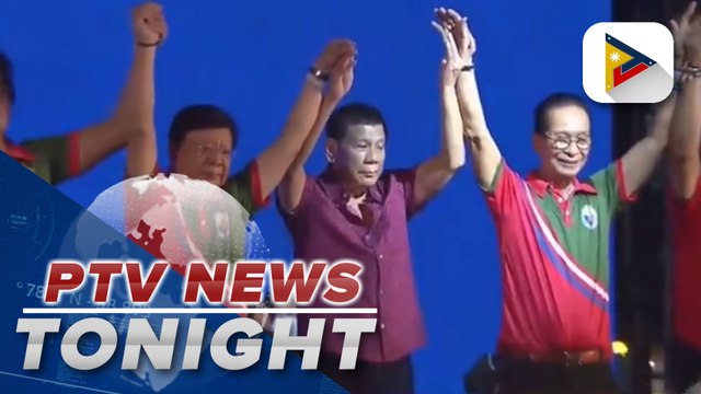 PRRD affirms he will not endorse any presidential candidate amid invitation to join Uniteam, PDP-Laban Cusi Wing campiagn rally