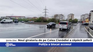 Știrile zilei la Sibiu - Noul giratoriu de pe Calea Cisnădiei a zăpăcit șoferii - Poliția a blocat accesul, USR Sibiu vrea lărgirea Zonei Metropolitane şi Un copil a murit înecat în Cibin, la Tălmaciu