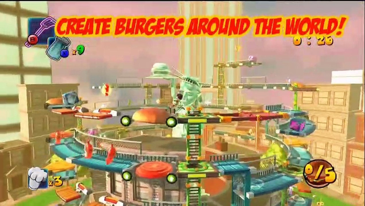 BurgerTime World Tour trailer #1
