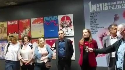 Disk, Taksim Metro'sunda 1 Mayıs Sergisi Açtı