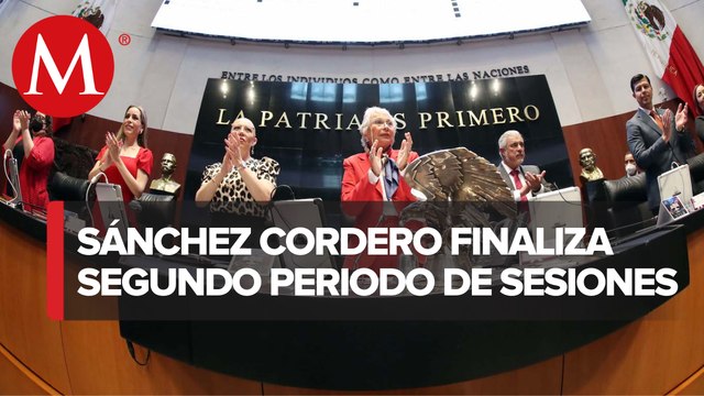 Senado concluye trabajos del Segundo Periodo Ordinario de Sesiones
