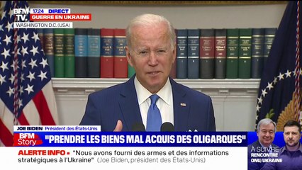 Joe Biden sur le gaz et le pétrole russes: "Nous n'allons pas la Russie faire du chantage"