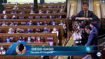 Diego Gago: Da escalofríos saber que gracias a bildu se aprueban los decretos de Sánchez, a él le da igual quienes sean