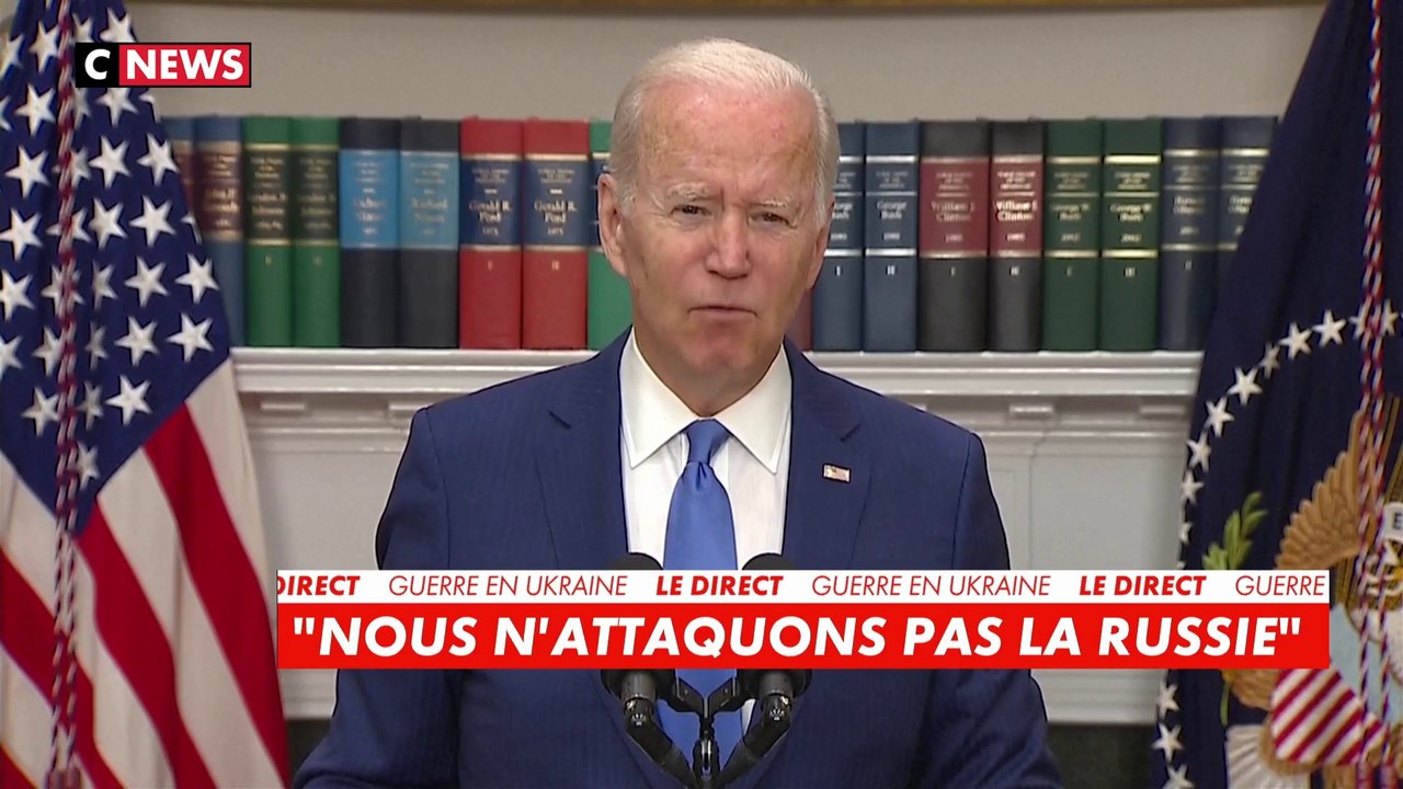 Joe Biden : «Les Etats-Unis ont fourni dix systèmes antichars pour chaque blindé»