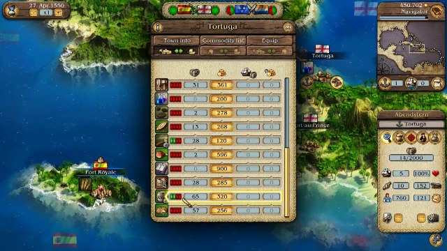 Port Royale 3: Pirates & Merchants tutorial #1