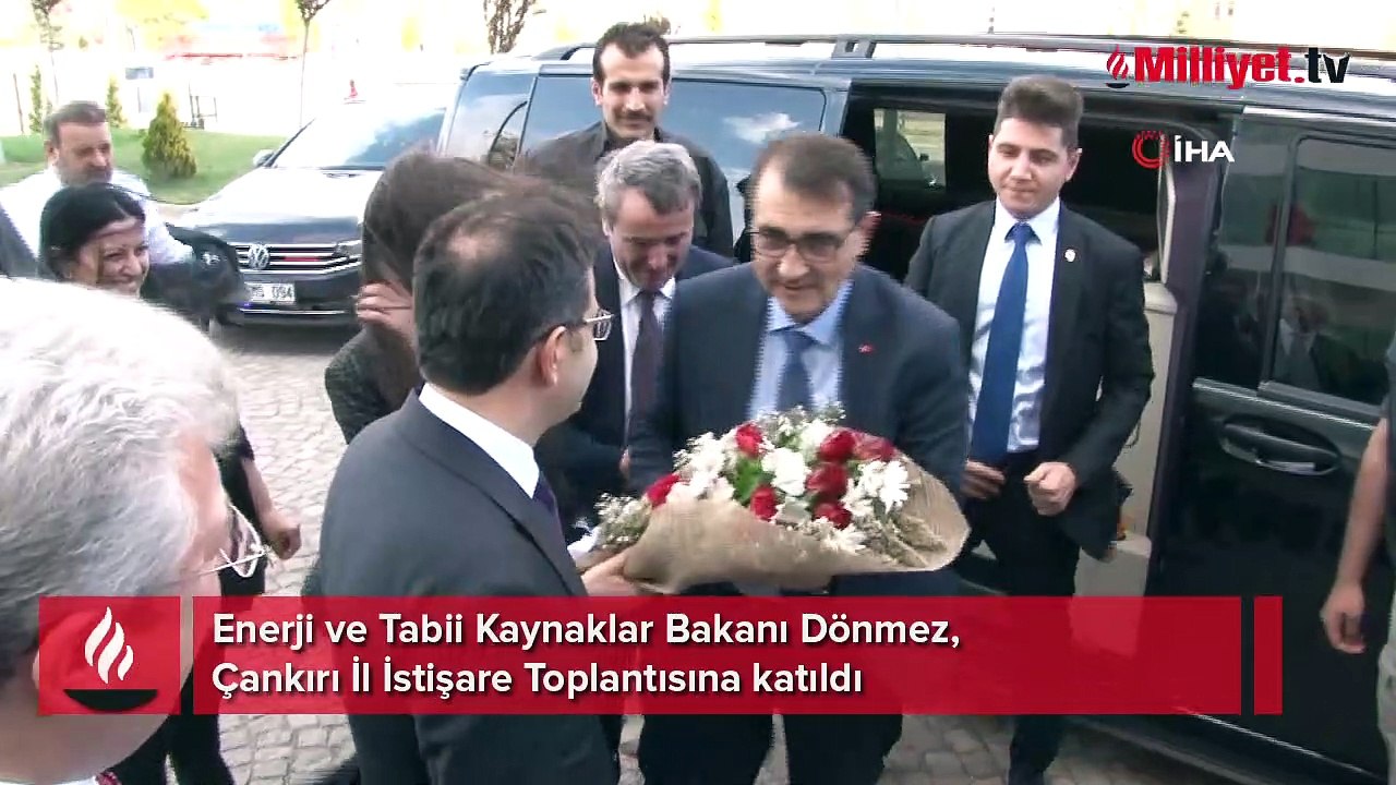 Bakan Dönmez Çankırı İl İstişare Toplantısına katıldı