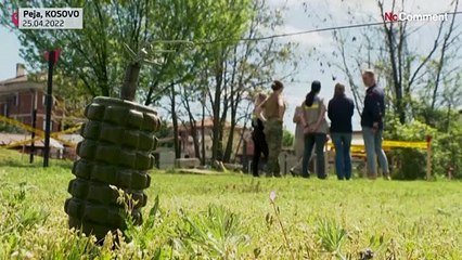 شاهد | أوكرانيات يتدربن على نزع الألغام في كوسوفو