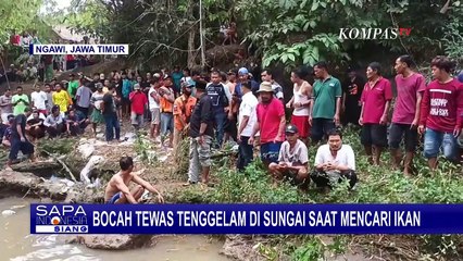 Descargar video: Diduga Terpelset Saat Cari Ikan, Bocah Usia 5 Tahun Ditemukan Tewas Tenggelam di Sungai