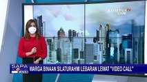 Momen Lebaran Lapas Polewali Mandar, Warga Binaan Silaturahmi Lewat  Video Call
