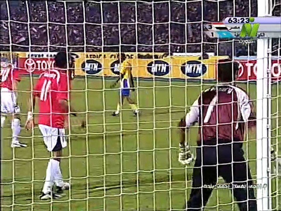 الشوط الثاني من مباراة | مصر و الكونغو الديموقراطية في دور ال 8 من امم افريقيا مصر 2006م