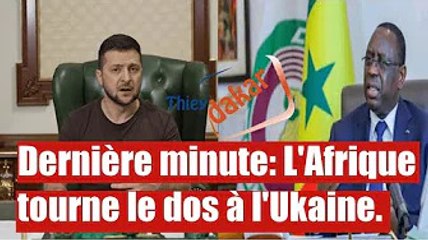 Apres les multiples appels de Kiev; l'Afrique répond à Zelensky