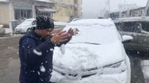 Ardahan'a mayıs ayında kar sürprizi
