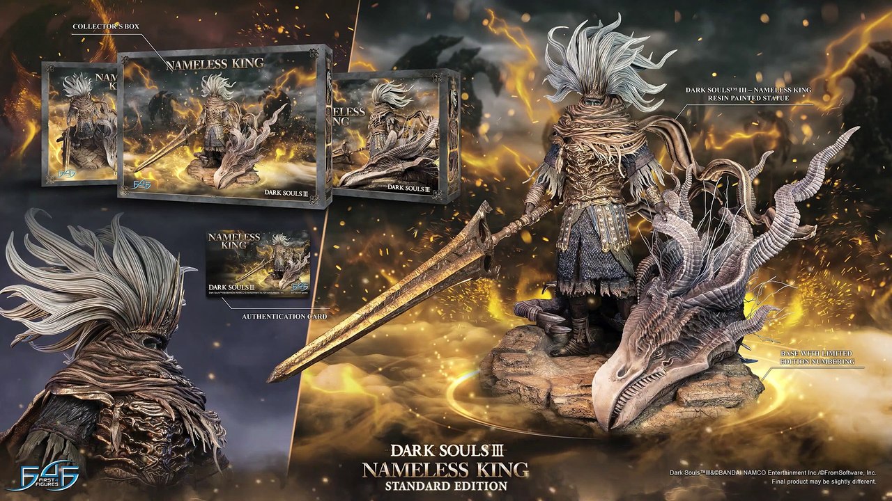 Dark Souls III - Figura Nameless King First 4 Figures