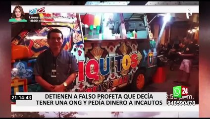 Detienen a falso profeta que decía tener una ONG y pedía dinero a incautos