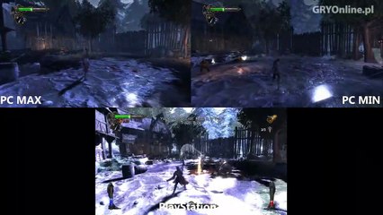 Castlevania: Lords of Shadow Graphics comparison PC vs PS3