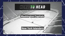 Washington Capitals At New York Islanders: First Period Moneyline, April 28, 2022