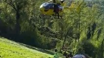 Incidente Ravenna, va a fare legna e gli cade un albero addosso. Il video dei soccorsi