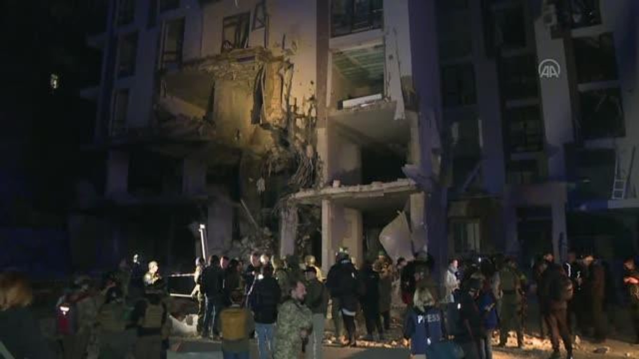 Ukrayna'nın başkenti Kiev'e saldırı düzenlendi