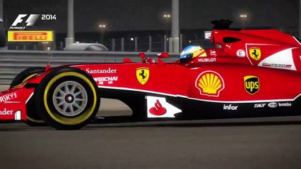F1 2014 gamescom 2014 - gameplay - Bahrain hot lap