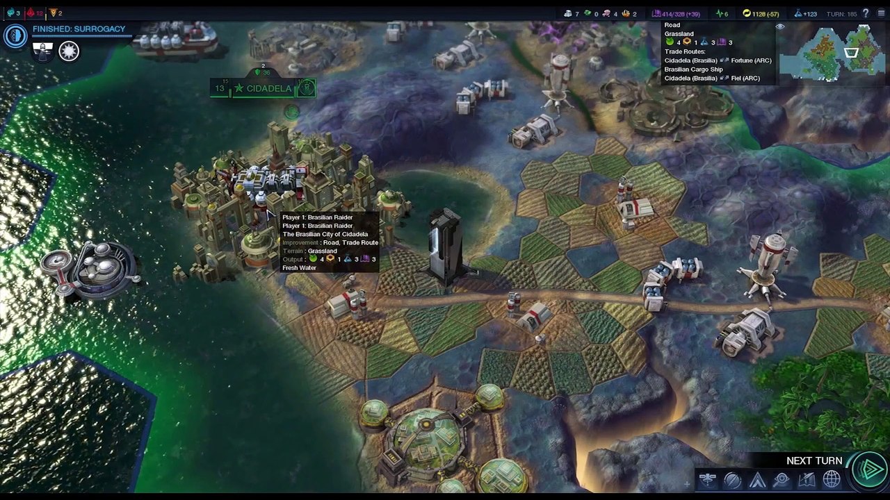Sid Meier's Civilization: Beyond Earth gameplay...