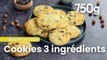 Vidéo de la recette des cookies 3 ingrédients - 750g