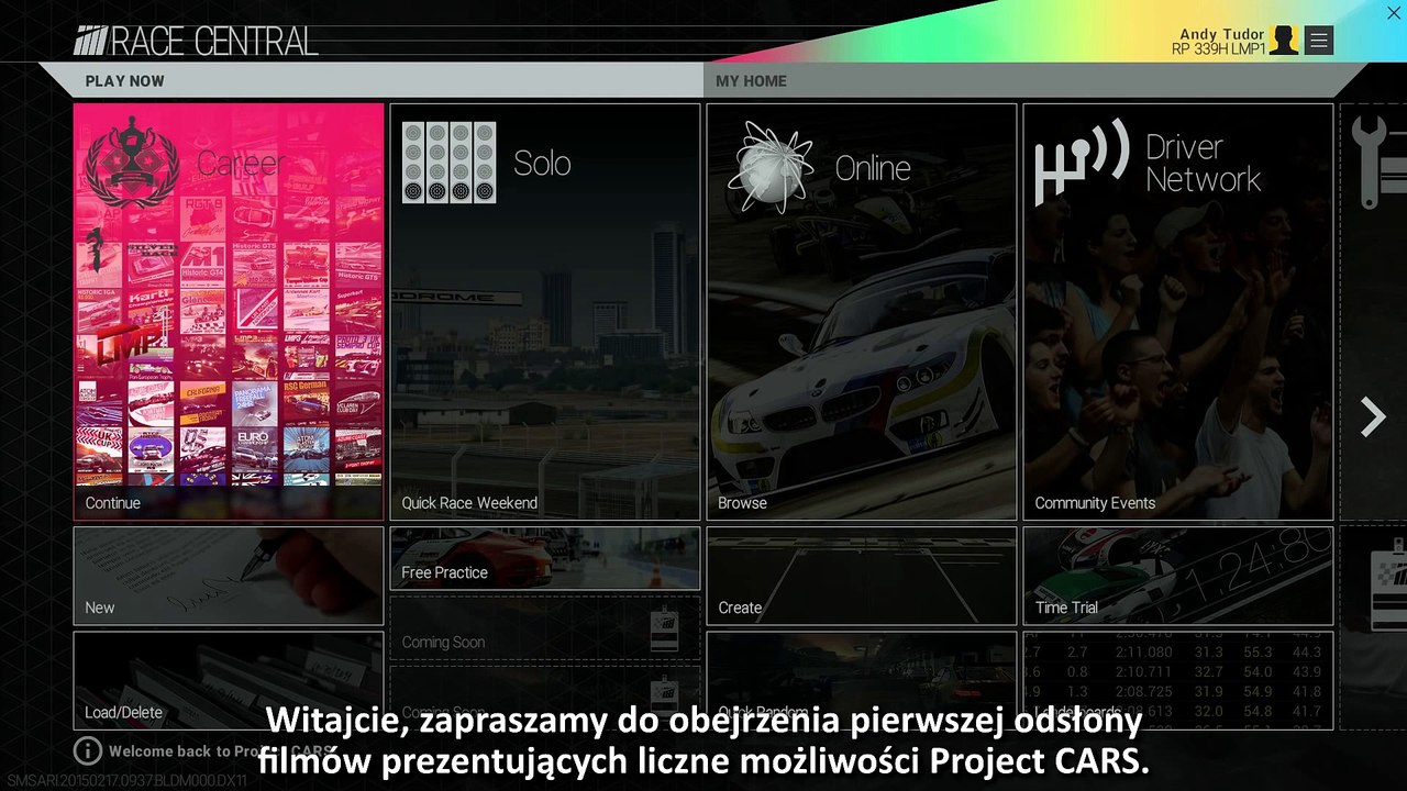 Project CARS career mode