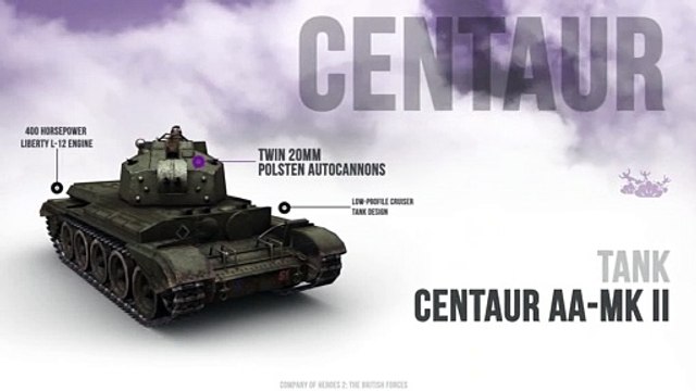 Company of Heroes 2: The British Forces Centaur tank