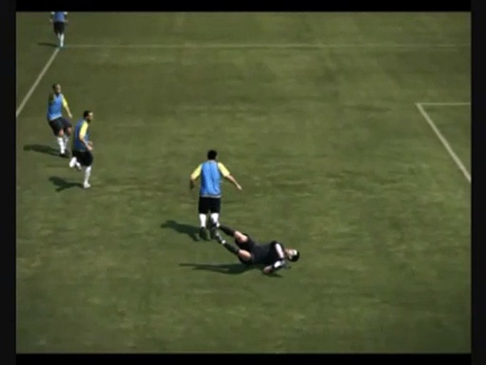Pro Evolution Soccer 2010 Dribbling part 6 Step to the side