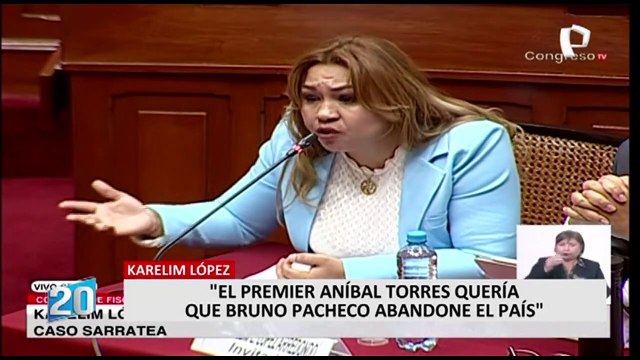 Karelim ratificó que el presidente Castillo lidera una organización criminal con sus sobrinos