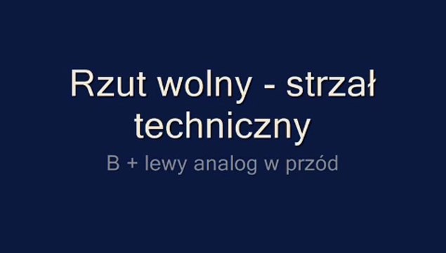 FIFA 12 Free throws Technical shot