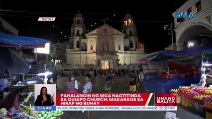Panalangin ng mga nagtitinda sa Quiapo Church: Makaraos sa hirap sa buhay | UB