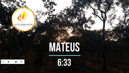 Mateus 6:33 - Não se preocupe com o dia de amanhã!